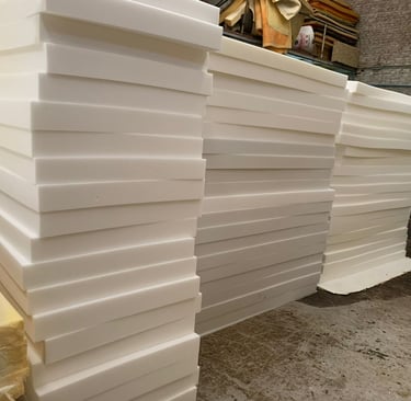 Goma espuma industrial cortada a medida