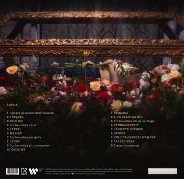 ACHILLE LAURO - LAURO VINILE - RETRO VIVJAN PRENDI vivjanprendi