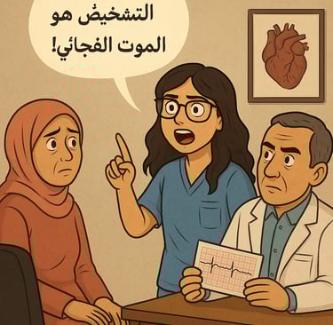 تشخيص الموت الفجائي: حكاية ساخرة من أروقة الطب