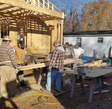 Habitat Volunteer build