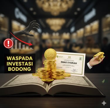 Peringatan investasi bodong emas syariah vs. investasi aman dan syariah dengan emas fisik