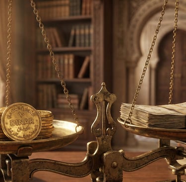 Tinjauan Fikih: Kedudukan Uang Kertas (Rupiah) Setara Emas (Dinar) dan Implikasinya pada Transaksi Ribawi