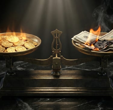 Mana Lebih Bahaya: Riba atau Inflasi? Tinjauan Muamalah Salaf & Solusi Emas Fisik