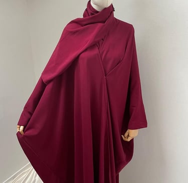 kimono bordeaux élégant mastour turban