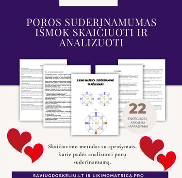 likimo matricos suderinamumo mokymai