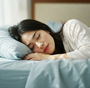 Mujer durmiendo profundamente