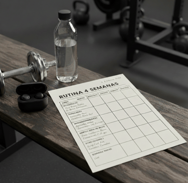 plantilla de seguimiento de entrenamiento