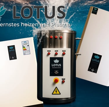 Utet Lotus plasmageräte Werbebanner mit allen 3 Serien