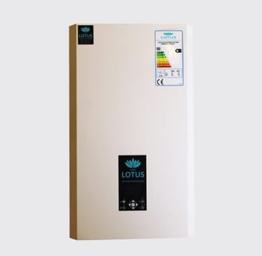 Lotus Plasma E-Serie Heiztherme Ansicht von vorne