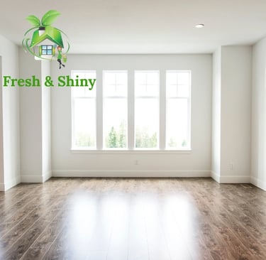 “Fresh & Shiny Cleaning Services December move-in and move-out cleaning offer for Ajax, Pickering, Whitby, Oshawa, and Courti