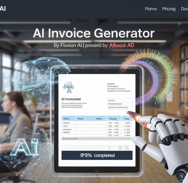 Comparison: Traditional vs AI-powered invoice creation workflow