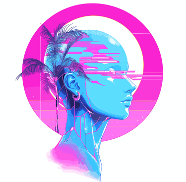 Abstract glitch artwork created using Glitch Art Generator