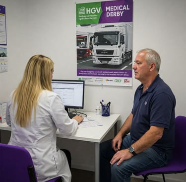 HGV Medical Derby HGV in Derby