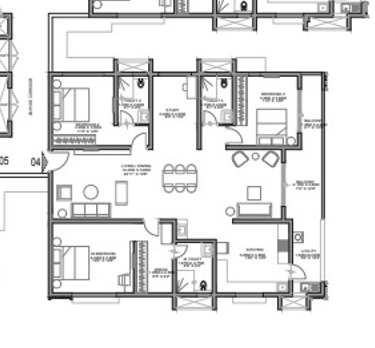 godrej regal pavilion 3.5 bhk east floor plan