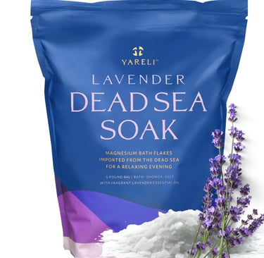 Relaxing lavender soak bath