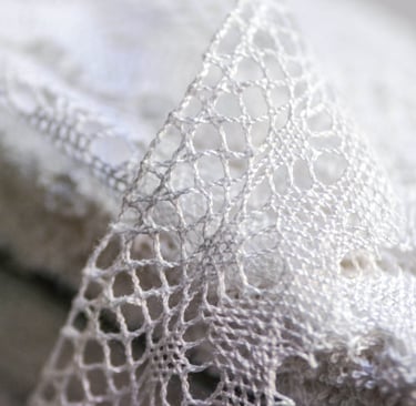 Rongzhiyue: White lace close-up