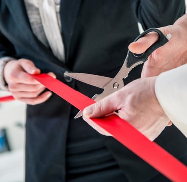 Rongzhiyue: red ribbons for grand opening