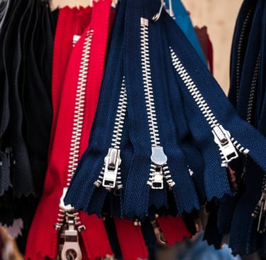 Rongzhiyue: Various zippers