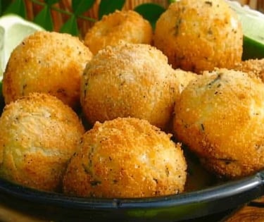 Receita Bolinho de Batata Doce com Frango