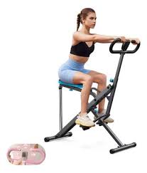 Treino na Máquina de Agachamento e Simulador de Remo para Perda de Peso