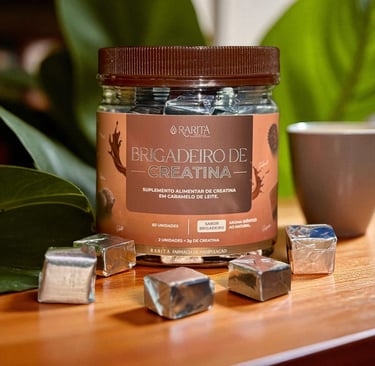 Creatina em Caramelo de Brigadeiro: o que é, para que serve, benefícios