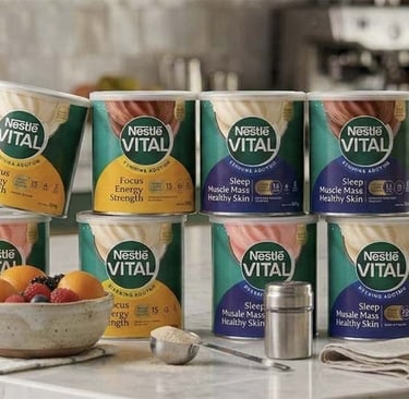 Nestlé Vital: Nova Linha de Suplementos para Energia, Longevidade e Saúde