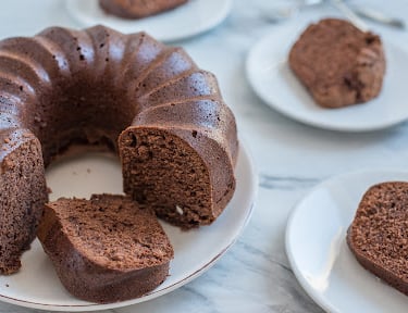 Receita Fitness de Bolo de Chocolate com Whey Protein