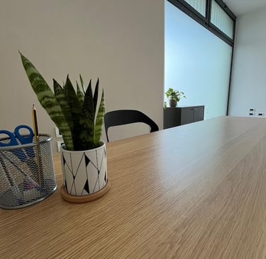 Dettaglio interno dello studio Davide Milani a Camisano Vicentino