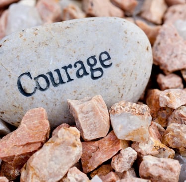 Courage is oftentimes the key to success.