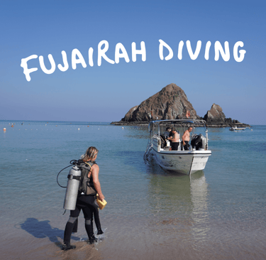 fujairah diving , boat trip , scuba trip with sandy beach dive academy / sandy beach dive centre