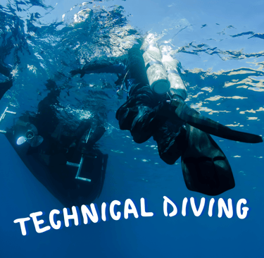 Technical diving PADI course at Sandy Beach Dive Academy