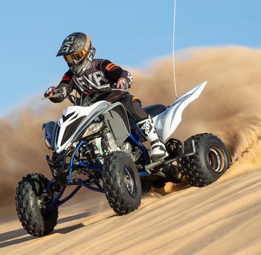 quad biking dubai with dune bashing