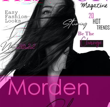 Magazine social media post