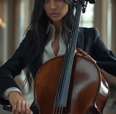 Morgan Vaught; Private Cello Recital at Gracie Mansion; 2007, Age 14