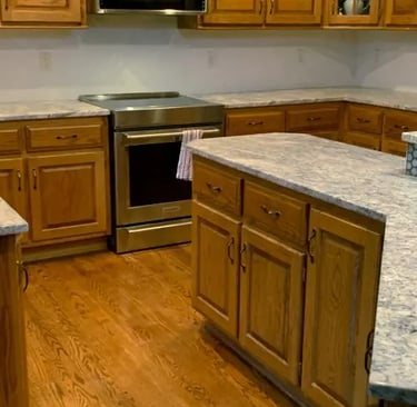 Quartzcountertops installation in near kansas city