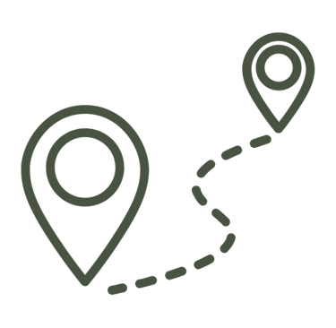 a map marker with a map of a map of a location