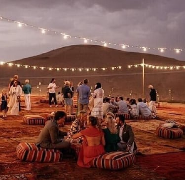 Stargazing and Camping in Agafay’s Desert