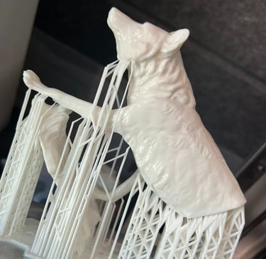 Professional casting and mold-making partnership for large-scale artist editions.