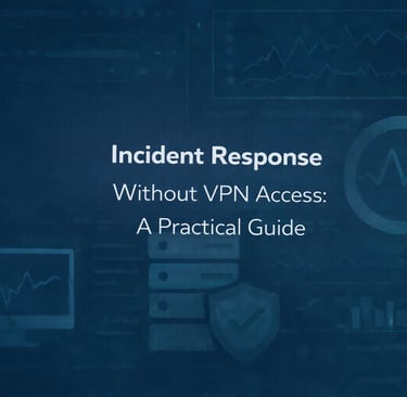 Incident Response Without VPN Access: A Practical Guide