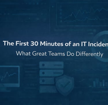 The First 30 Minutes of an IT Incident: What Great Teams Do Differently
