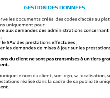 Visue'L gestion des données