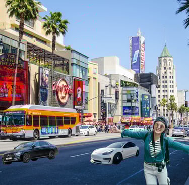 Beautiful City of Angels-Bollywood Street Walk 