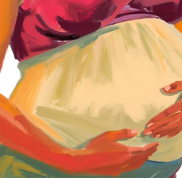 a pregnant woman holding a baby bump bump bump bump bump bump bump bump bump bump