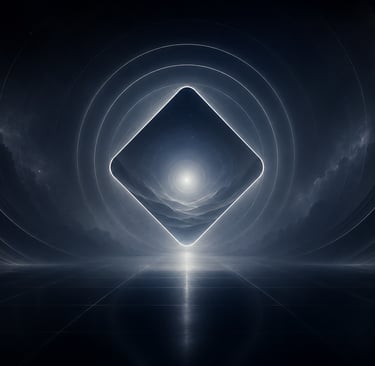 Abstract cinematic OmniaX experience visual