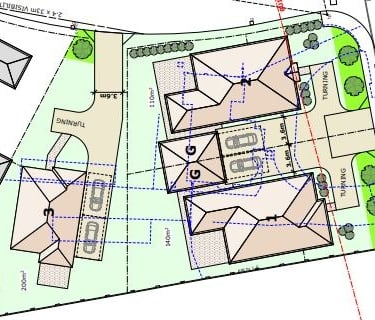 3 dwellings approved plannnig in Clacton Tendring 