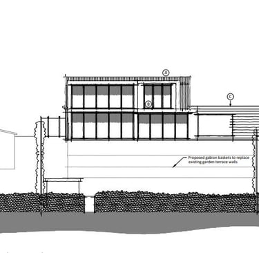 contemporary modifications to seafront property in west mersea