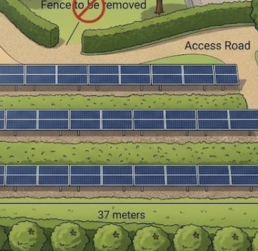 ground mounted solar panel planning permission in colchester