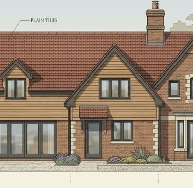 rear extension to farmhouse planning permission in braintree