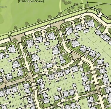 reserved matters for 100 dwellings in west mersea essex