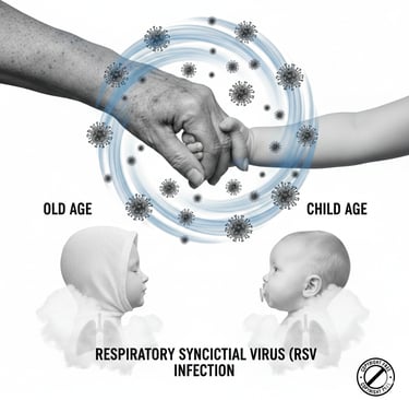Respiratory viral infection in old age and child age